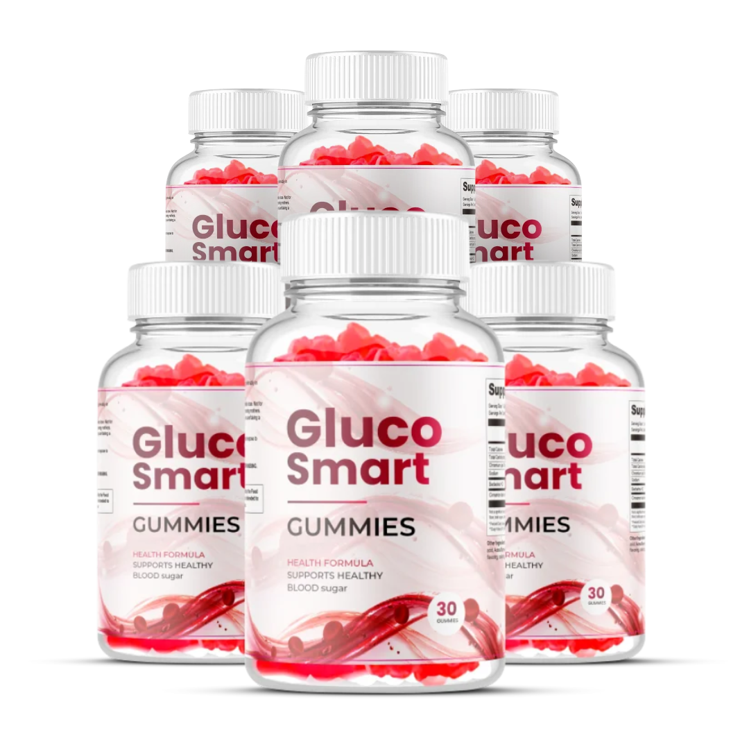 gluco smart gummies 6 bottles best value package